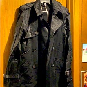 Black trench coat